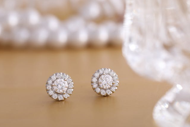 Boucles d'oreilles en diamant