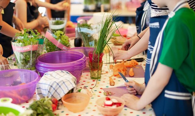 Cuisiner avec les enfants