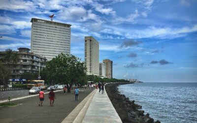 la plage à Mumbai