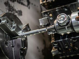 un gros plan d'une machine